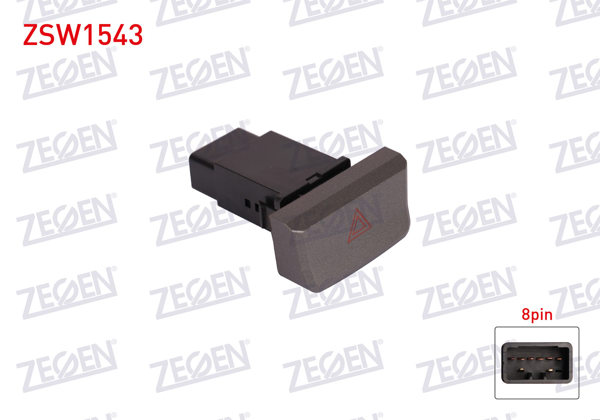 ZEGEN ZSW1543 | Flaşör Anahtarı 8 Pin Hyundai Accent 2000-2002