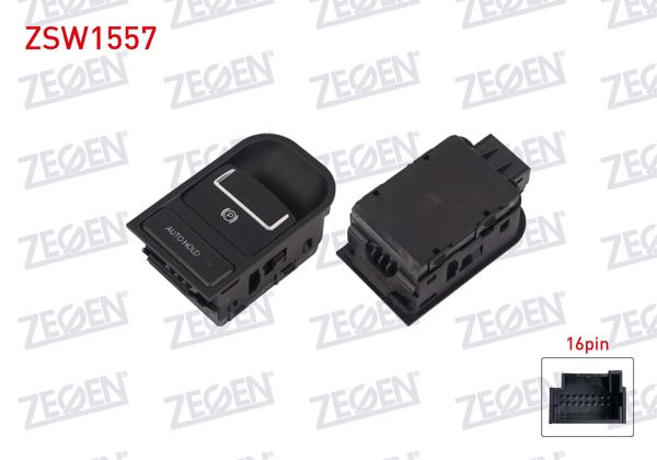 ZEGEN ZSW1557 | El Fren Anahtarı 16 Pin Seat Alhambra 2010-/ Tiguan 2007-2016