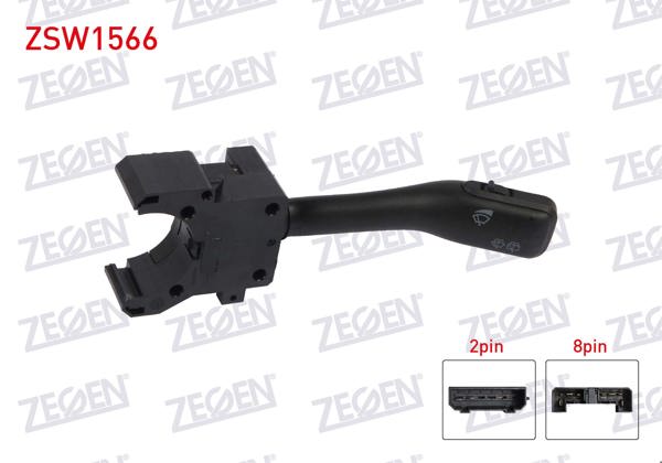 ZEGEN ZSW1566 | Silecek Kumanda Kolu 10 Pin Audi VW Golf IV 1997-2005 / Passat Varıant 2000-2005 / Sharan 1995-2010 / A3 1996-2003 / A6 1994-1997 / Ford Galaxy 1995-2006 / Skoda Fabia 1999-2007 / Octavia 1996-2004