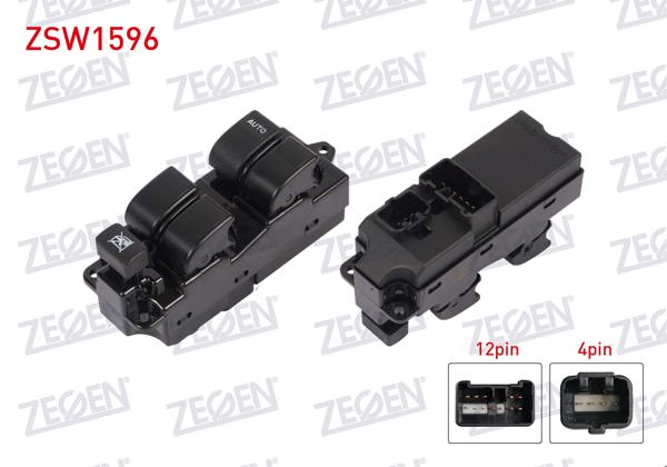 ZEGEN ZSW1596 | Cam Açma Anahtar Grup 16 Pin Mazda 6 2002-2007