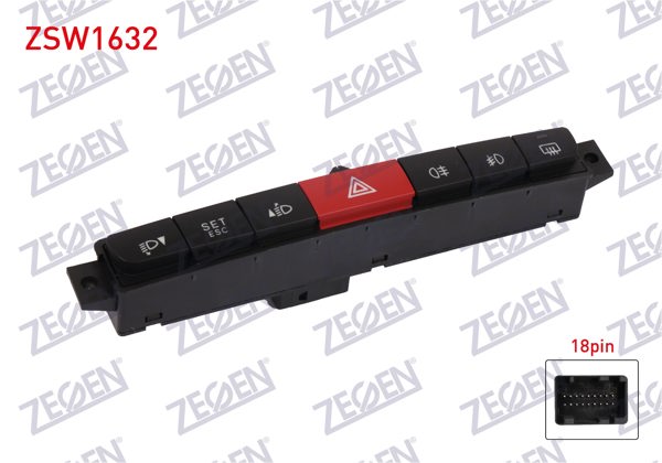 ZEGEN ZSW1632 | Flasor Grubu Komple On Ve Arka Sisli Arka Rezistanslı Fiat Doblo 2009-2015