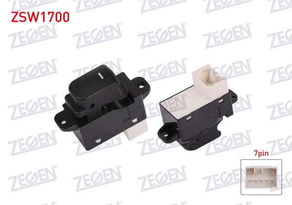 ZEGEN ZSW1700 | Cam Açma Anahtarı Tekli 7 Pin Kia Cerato 2009 -