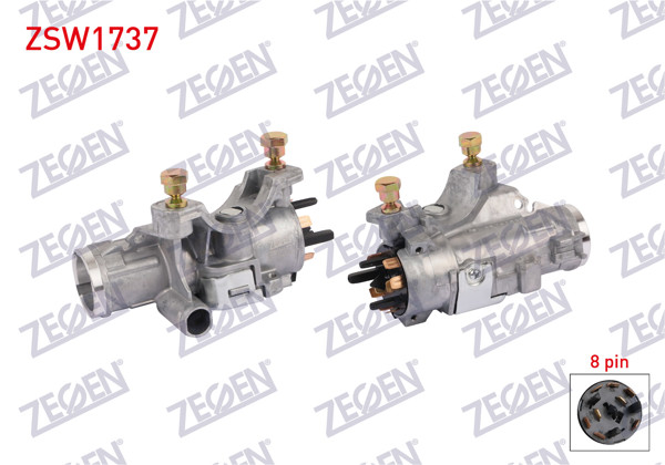 ZEGEN ZSW1737 | Kontak Gövdesi 8 Pin Audi A2, A3, A4, A6, A8 2001-2005