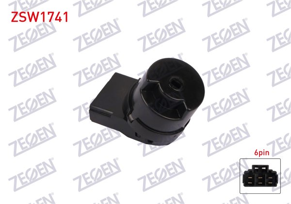 ZEGEN ZSW1741 | Kontak Termiği 6 Pin Chevrolet Aveo 2006-/ Lacetti 2005 -
