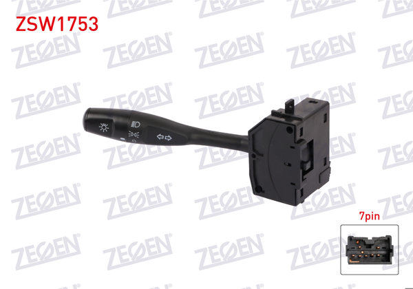 ZEGEN ZSW1753 | Sinyal Kumanda Kolu 11 Pin Mitsubishi L200 2001-2007