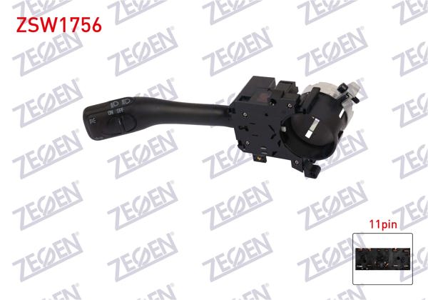 ZEGEN ZSW1756 | Sinyal Kumanda Kolu 11 Pin Volkswagen Golf IV 1997-2004 / Bora 1998-2005 / Skoda Octavia 2001-2013