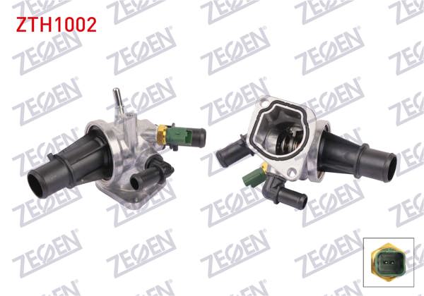 ZEGEN ZTH1002 | Termostat Komple Müşürlü Uzun Tip 88 C Fiat Doblo 1.3 Mjt 2001-2010 / Punto 1.3 Mjt 1999-2009 / Albea 1.3 Mjt 2003-2007 / Opel Corsa C 1.3 CDTI 2000-2006 / Combo C 1.3 CDTI 2001-2006