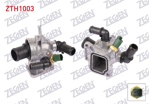 ZEGEN ZTH1003 | Termostat Komple Müşürlü 88 C Euro 4 Doblo 1.3 JTD 2001-2010 / Linea 1.3 Mjt 2007-/ Astra H 1.3 CDTI 2004-2010