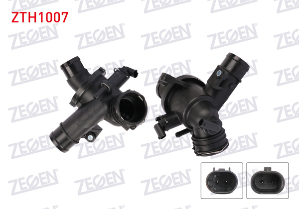 ZEGEN ZTH1007 | Termostat Komple Çift Müşürlü 95 C Mercedes C 220 CDI 2007-2014 / E 200 CDI 2009-/ Vito (W639) 2003-2014 / Sprinter 2006-2009 / Vito (W447) 2014 -