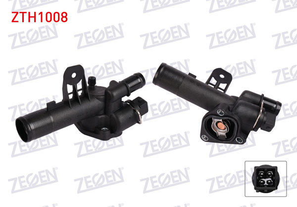 ZEGEN ZTH1008 | Termostat Komple Müşürlü Braketlı 83 C Euro 4 Fluence 1.5 DCI 2009-/ Kangoo 1.5 DCI 2005-/ Clio 1.5 DCI 2005-2012 / Qashqai 1.5 DCI 2007-2014 / Duster-Dokker-Lodgt-Sandero-Logan 1.5 DCI