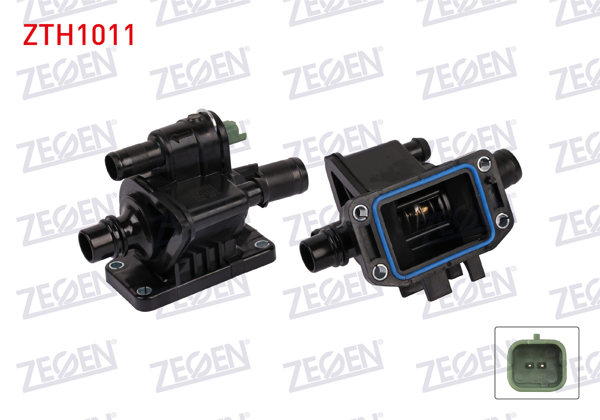 ZEGEN ZTH1011 | Termostat Komple Müşürlü 83 C (70 Hp) Fiesta VI 1.4 TDCI 2008-2012 / C3 1.4 HDI 2002-2009 / 207 1.4 HDI 2006-2012 / Bipper 1.4 HDI 2008 -