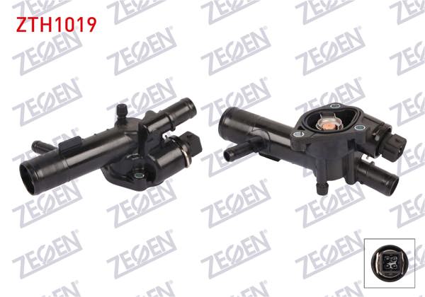 ZEGEN ZTH1019 | Termostat Komple Müşürlü 83 C Euro 4 Clio II 1.5 DCI 1998-2005 / Symbol II 1.5 DCI 2008-2012 / Kangoo 1.5 DCI 2008 -
