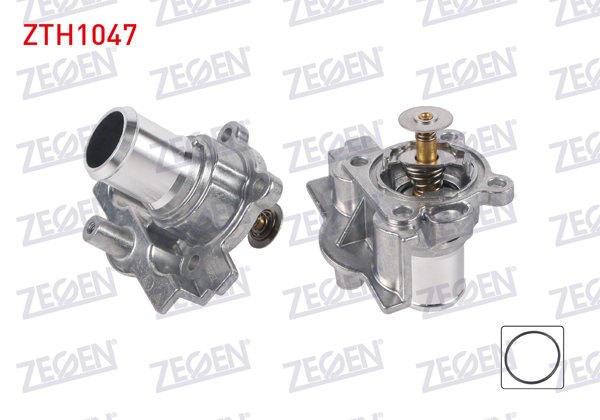 ZEGEN ZTH1047 | Termostat Komple 82 C Fiat Ducato 2.3 Mjt 2014-/ Ducato 2.3 Mjt 2006-2014 / Daily IV 2.3 D 2006-2011 / Daily V 2.3 D 2011-2014 / Daily VI 2.3 D 2014 -