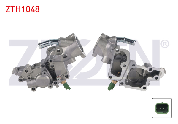 ZEGEN ZTH1048 | Termostat Flansi Alüminyum Citroen C2 1.4 2003-2009 / C3 1.4 2002-2016 / Nemo 1.4 2007-/ Fiat Fiorino 1.4İ 2007-/ Peugeot Bipper 1.4 2008-/ 206 1.4İ 1998-2006