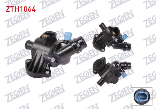 ZEGEN ZTH1064 | Termostat Komple Elektrikli 100 C VW Passat 2.0 2000-2005 / Audi A4 1.8 T-2.0 2000-2008 / A6 2.0 1997-2004