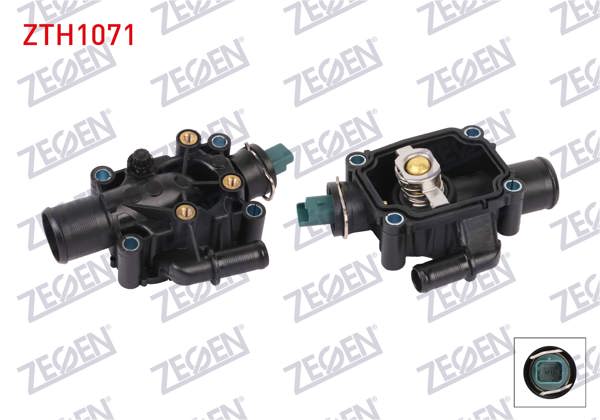 ZEGEN ZTH1071 | Termostat Komple Müşürlü 91 C Citroen C-Elysee 1.6 VTI 2012-/ C2 1.4 2003-2009 / C3 1.6 2002-2009 / Peugeot 301 1.6 VTI 2012-/ 207 1.6 16V VTI 2006-2012 / 307 1.6 2000-2007