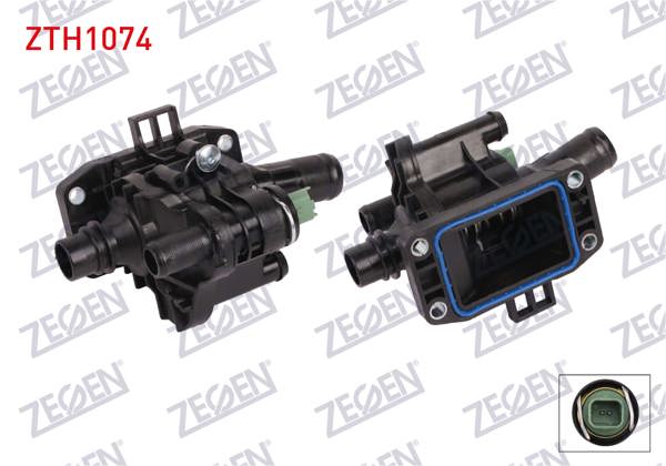 ZEGEN ZTH1074 | Termostat Komple Müşürlü 83 C Berlingo 1.6 HDI 2003-2008 / C4 1.6 HDI 2004-2009 / Jumpy II 1.6 HDI 2006-/ Focus II 1.6 TDCI 2004-2011 / Peugeot 206 1.6 HDI 1998-2006 / Partner 1.6 HDI 1996-2008
