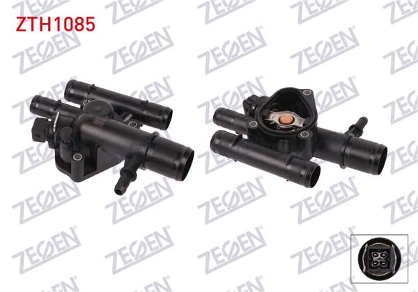 ZEGEN ZTH1085 | Termostat Komple Müşürlü 83 C Opel Vivaro 1.9 Dı 2002-/ Renault Traffic II 1.9 DCI 2001-2014