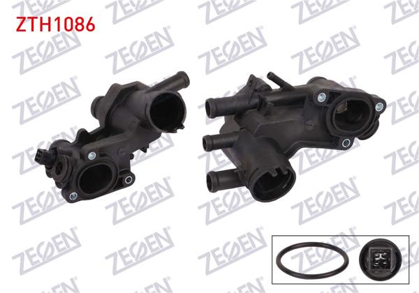 ZEGEN ZTH1086 | Termostat Komple Müşürlü 87 C VW Golf III 1.6 1991-1999 / Polo 1.6İ 1994-1999 / Seat Cordoba 1.4 16V 1999-2002 / Ibiza II 1.4 16V 1993-2002 / Skoda Octavia 1.6İ 1996-2004