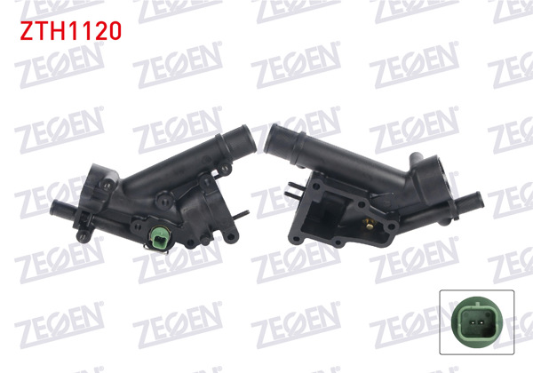 ZEGEN ZTH1120 | Termostat Flansi Plastik Sensörlü Citroen C3 1.4-1.4 HDI-1.6-1.6 HDI 2002-2009 / C4 2.0 2004-2009 / C5 II 2.0 2004-2008 / Peugeot 206 1.4İ-1.4 HDI-1.6İ 16V-1.6 HDI-2.0 HDI 1998-2006