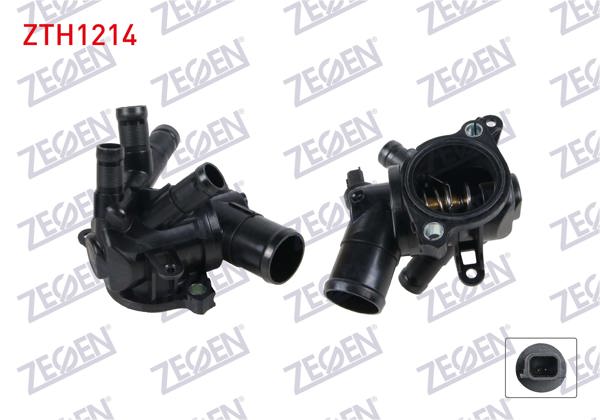 ZEGEN ZTH1214 | Termostat Komple 95 C Renault Clio IV-Captur-Kadjar-1.2 TCE 2012-/ Megane III-IV 1.2 TCE 2012-/ Dacia Duster 1.2 TCE 2010-/ Nissan Juke 1.2 Dıg-T 2010-/ Qashqai 1.2 Dıg-T 2014 -
