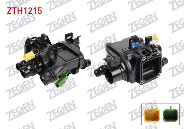 ZEGEN ZTH1215 | Termostat Komple 97 C Peugeot 208 1.2 2012-/ 2008 1.2 Puretech 2015-/ 3008 1.2 2015-2016 / 308 II 1.2 Thp 2014-/ Citroen C3 III 1.2 2016-/ Berlingo 1.2 1.2 Puretech 2015-/ Opel Crossland 1.2 2017 -
