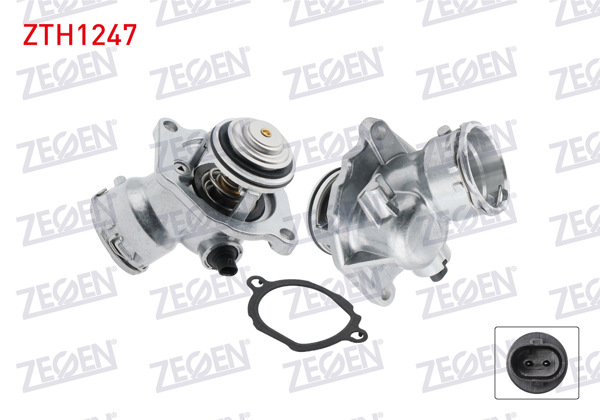 ZEGEN ZTH1247 | Termostat Komple Müşürlü 100 Derece Mercedes S Serisi (W221) S 350 05-13 / C Serisi (W203) C 230 00-06 / Sl (R230) 300-350 01-12 / M Serisi (W164) Ml 350 05-11 / E Serisi (W211) E 280-E 350 02-08