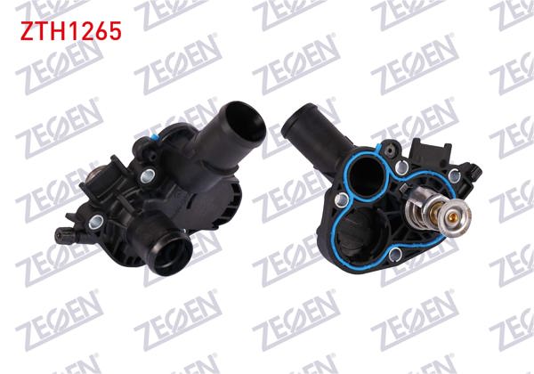 ZEGEN ZTH1265 | Termostat Komple Plastik 83 °C Peugeot 301 1.2 2012-/ 208 I 1.2 2012-/ Citroen C3 III 1.2 2016-/ C-Elysee 1.2 2018 / Opel Crossland 1.2 2017 -