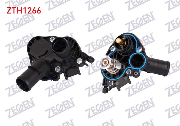ZEGEN ZTH1266 | Termostat Komple Plastik 83 °C Peugeot 2008 I 1.2 VTI 2013-/ 208 1.2 VTI 2012-/ 301 1.2 VTI 2012-/ Citroen C3 III 1.2 VTI 2012-/ C4 Cactus 1.2 VTI 2014 -