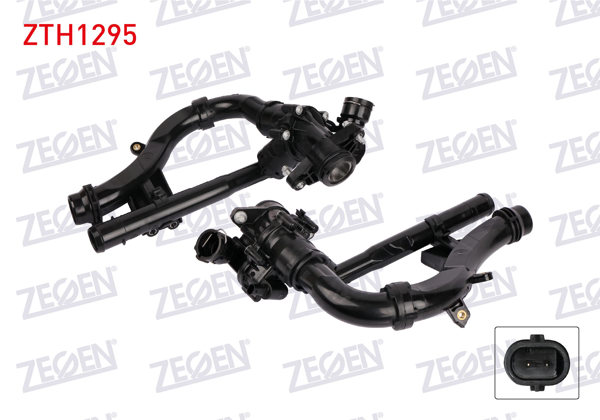 ZEGEN ZTH1295 | Termostat Komple Plastik Müşürlü 97 C Mercedes C Serisi (W205) C 200, 250, 300 2013-2018 / E Serisi (W212) E 200, 250, 300, 350 2013-2016 / Glc (X253) 250 2015-2019 / Slk (R172) 200 2015 -