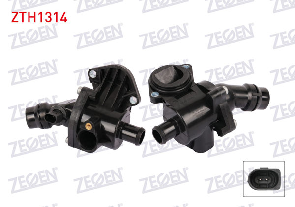 ZEGEN ZTH1314 | Termostat Komple Müşürlü 105 C Audi A3 2.0 FSI 03-08 / Seat Leon 2.0 FSI 05-10 / Skoda Octavia II 2.0 FSI 04-08 / VW Passat B6 2.0 FSI 05-10 / Jetta III 2.0 FSI 05-10 / Golf V 2.0 FSI 04-08