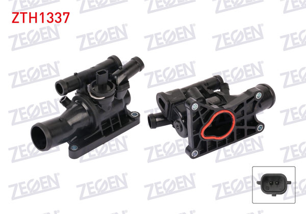ZEGEN ZTH1337 | Termostat Komple Müşürlü 80 C Renault Megane, Captur, Kangoo 1.5 Bluedci 2020-/ Dacia Sandero, Dokker 1.5 Bluedci 2019-/ Lodgy 1.5 Bluedci 2018 -