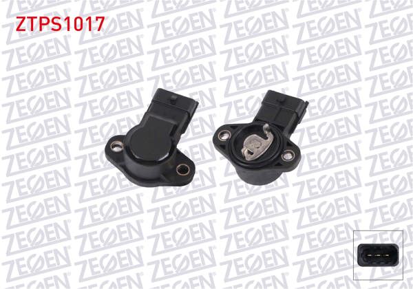 ZEGEN ZTPS1017 | Gaz Kelebek Sensörü Hyundai i10 1.2 2008-2013 / i20 1.2-1.4 2008-2015 / i30 1.4-1.6 2007-2012 / Kia Ceed 1.4-1.6 2008-2012 / Cerato 1.6 2004-/ Soul 1.6 2009 -