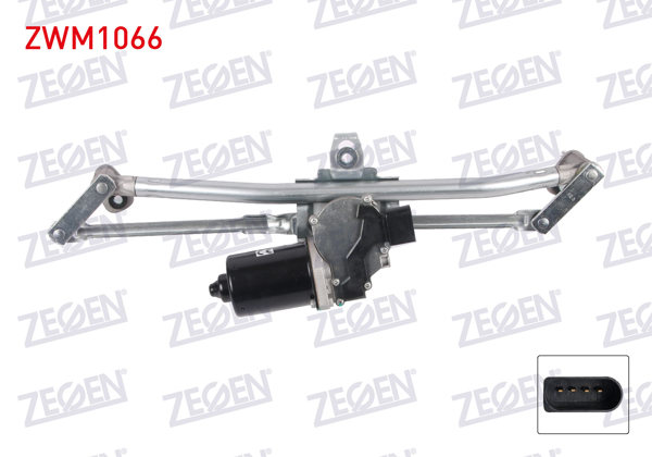 ZEGEN ZWM1066 | Silecek Motoru On 12V Mekanızmalı Volkswagen Bora 2000-2005 / Golf IV 2000-2005 / Audi A3 1996-2003