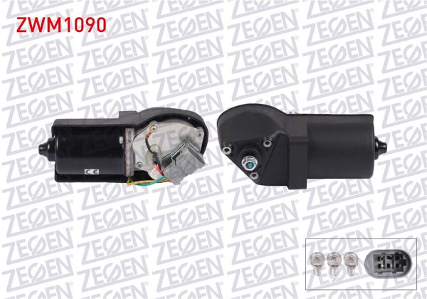 ZEGEN ZWM1090 | Silecek Motoru On 12V Renault Clio I 1990-1998