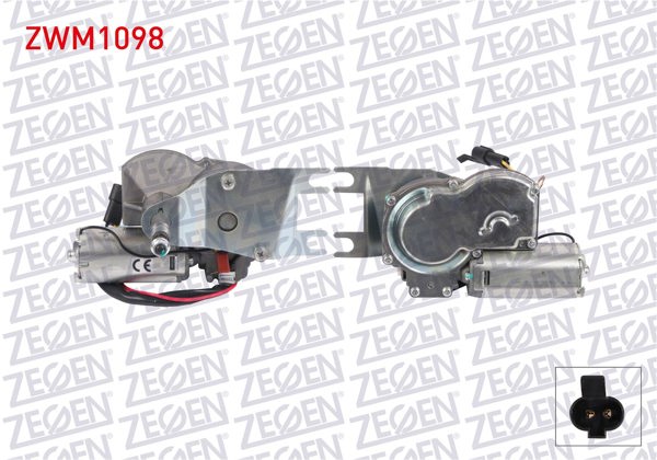 ZEGEN ZWM1098 | Silecek Motoru Arka 12V Opel Astra F Sw 1991-1998