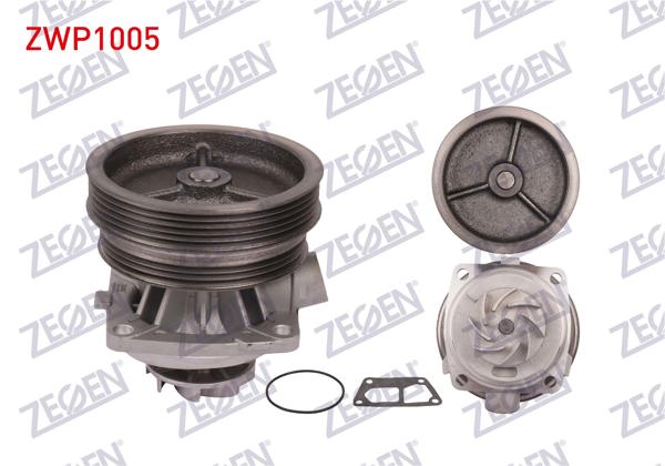 ZEGEN ZWP1005 | Devirdaim Fiat Marea 1.6İ 16V 1996-2007 / Bravo 1.6 16V 1995-2004 / Doblo 1.6 2001-2010 / Brava 1.6 16V 1995-2002 / Marea Weekend 1.6İ 16V 1996-2007 (182A6.000-182A4.000-182B6.000)