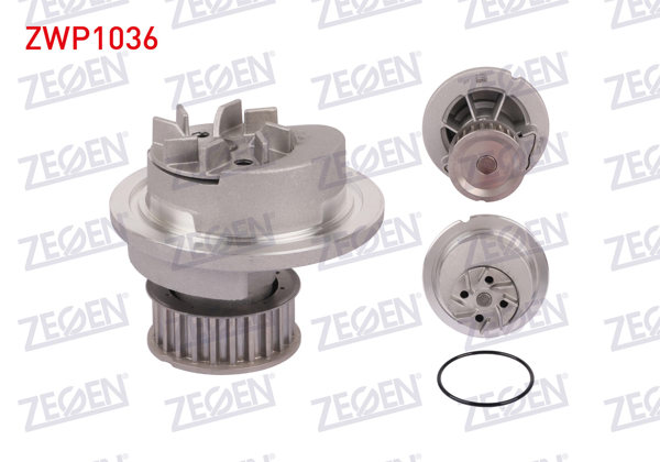 ZEGEN ZWP1036 | Devirdaim Opel Astra G 1.6 16V 1998-2005 / Astra G 1.4 16V 1998-2005 / Corsa C 1.4 2000-2006 / Meriva A 1.6 2003-2010 / Vectra B 1.6İ 1995-2003 / Vectra C 1.6 16V 2002-2008 / Zafira A 1.6 16V 1999-2005