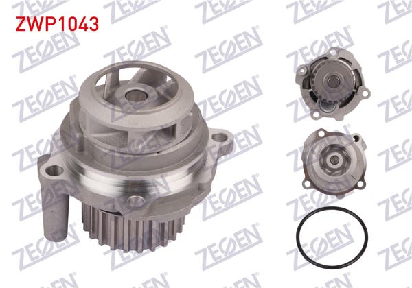 ZEGEN ZWP1043 | Devirdaim Golf IV 1.6İ 1997-2005 / Golf V 1.6İ 2003-2009 / Golf VI 1.6İ 2008-2013 / Jetta III 1.6İ 2005-2010 / Polo 1.6 1995-2001 / Passat 1.6 2005-2008 / Leon 1.6 2005-2012 / A3 1.6 1996-2003