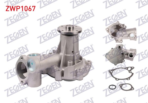 ZEGEN ZWP1067 | Devirdaim Hyundai H100 2.5 D (D4bx-D4ba) 1997-2004 / Starex 2.5 TD (D4bh) 1997-2007 / L 200 2.5 D (4D56) 1996-2007 / Starex 2.5 TD (D4bh) 2003-2008 / L 300 2.5 D (4D56) 1994-2000