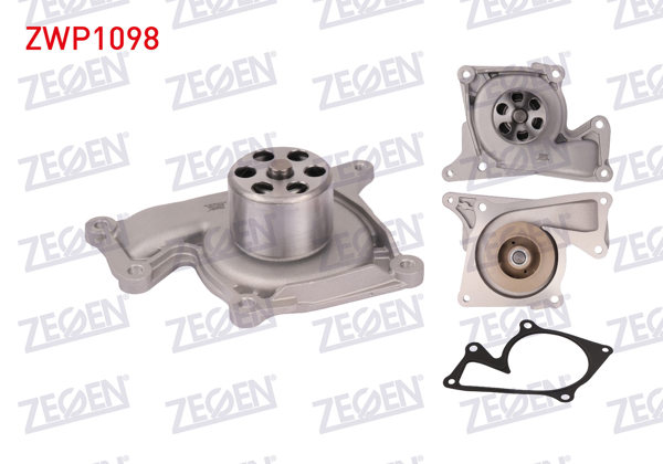 ZEGEN ZWP1098 | Devirdaim Renault Megane IV 2016-/ Nissan Qashqai 2014-/ Dacia Duster 2009-2012 / Clio III 2005-2012 / Megane III 2008-2015 / Kangoo 2008-/ Fluence 2010-2012 / 1.5 DCI K9k (Euro 5)