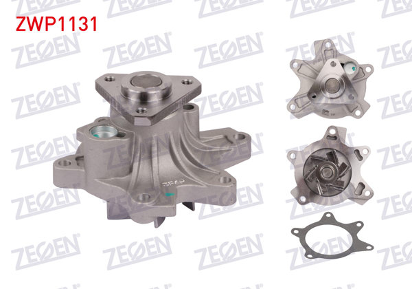 ZEGEN ZWP1131 | Devirdaim Toyota Yaris (_Cp10) 1.3İ (2Nzfe) 1999-2005 / Yaris (_Cp10) 1.4 D-4D (1Ndtv) 1999-2005 / Yaris (_Cp10) 1.5 Vvt-I (1Nzfe) 1999-2005
