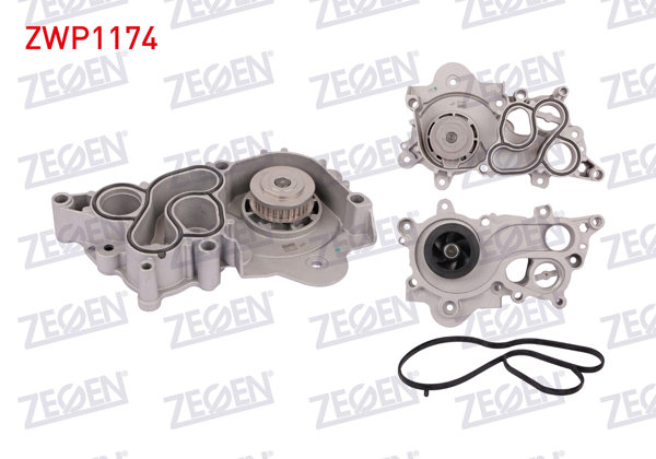 ZEGEN ZWP1174 | Devirdaim Volkswagen Golf VII (5G1) 1.2 TFSI 2012-/ Golf VII (5G1) 1.4 TFSI 2012-A1 (8X1) 1.4 TFSI 2010-/ Q3 (8U) 1.4 TFSI 2011-/ A4 (8W2,B9) 1.4 TFSI 2015 -