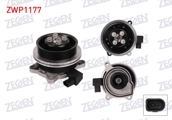 ZEGEN ZWP1177 | Devirdaim Elektrikli Golf VI (5K1) 1.4 TSI 2008-2013 / Jetta III (1K2) 1.4 TSI 2005-2010 / Jetta IV (162) 1.4 TSI 2011-/ Polo (6R,6C) 1.4 TSI 2009-/ Scirocco (137) 1.4 TSI 2008 -