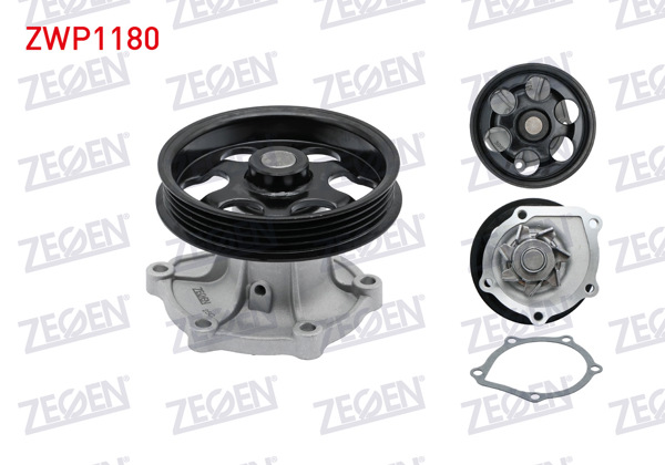 ZEGEN ZWP1180 | Devirdaim Kasnaklı Toyota Corolla (_E10_) 1.3İ (2E-4Efe) 1992-1997 / Corolla (_E11_) 1.4İ (4E-Fe) 1997-2002 / Corolla (_E11_) 1.3İ (2E) 1997-2002