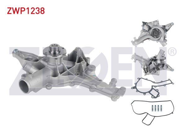 ZEGEN ZWP1238 | Devirdaim Mercedes (W203) C 240-C 320 00-06 / CLK (C208) 320-430 97-02 / CLK (C209) 240-320-500 02-09 / (W210) E 240-E 280-E 320-E 430 95-02 / (W163) Ml 320-350-430 98-05