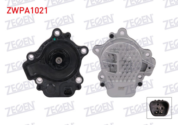 ZEGEN ZWPA1021 | Yardımcı Su Pompası Toyota Corolla (_E21_) 1.8 Hybırd 2019-/ C-Hr (_X1_) 1.8 Hybırd 20016-/ Auris (Zre15) 2007-2012 / Yaris (P13) 2011 -