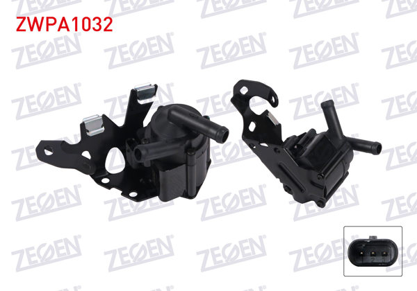 ZEGEN ZWPA1032 | Yardımcı Su Pompası Peugeot 2008 16-/ 3008 09-16 / 3008 Suv 16-/ 308 I 07-13 / 308 II 14-/ 5008 09-17 / 508 10-/ Citroen C5 Aircross 19-/ C4 G.Picasso 14-/ C5 III 10-/ Opel Grandland-Grandland X 19 -