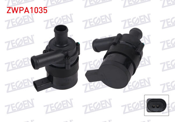 ZEGEN ZWPA1035 | Yardımcı Su Pompası Audi A6 (4B2) 2.5 TDI 1997-2005 / A8 (4E2) 4.0 TDI 2000-2005
