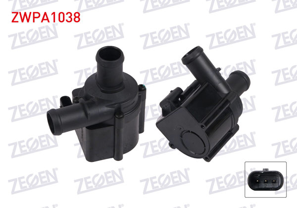 ZEGEN ZWPA1038 | Yardımcı Su Pompası Audi A4 (8W2) 2015-/ A5 (F53) 2017-/ A6 (4G2) 2010-2018 / A6 (4G2) 2008 -